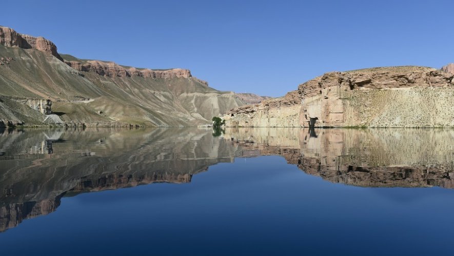 Vue du lac de Band-i-Amir, dans la province de Bamiyan, en Afghanistan, le 19 juin 2015