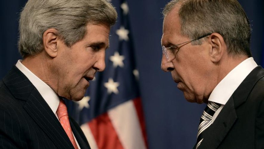 John Kerry et Sergueï Lavorv le 14 septembre 2013 à Genève