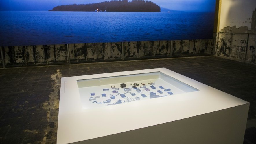 Des objets exposés dans le centre consacré aux attaques commises par Anders Behring Breivik, à la veille de son inauguration, le 21 juillet 2015 à Oslo