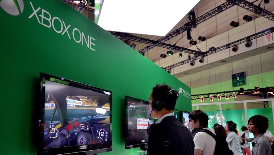 Le stand de Microsoft et de sa console XBox One, au Tokyo Game Show, le 19 septembre 2013