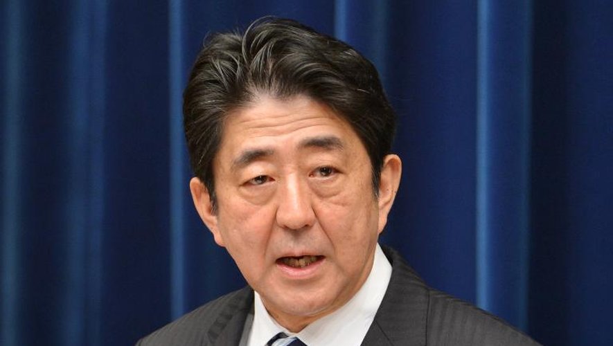 Le Premier ministre japonais Shinzo Abe, le 11 janvier 2013 à Tokyo