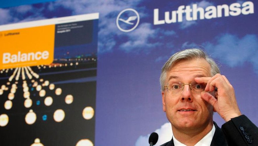 Le patron de la Lufthansa, Christoph Franz, en 2011 à Berlin