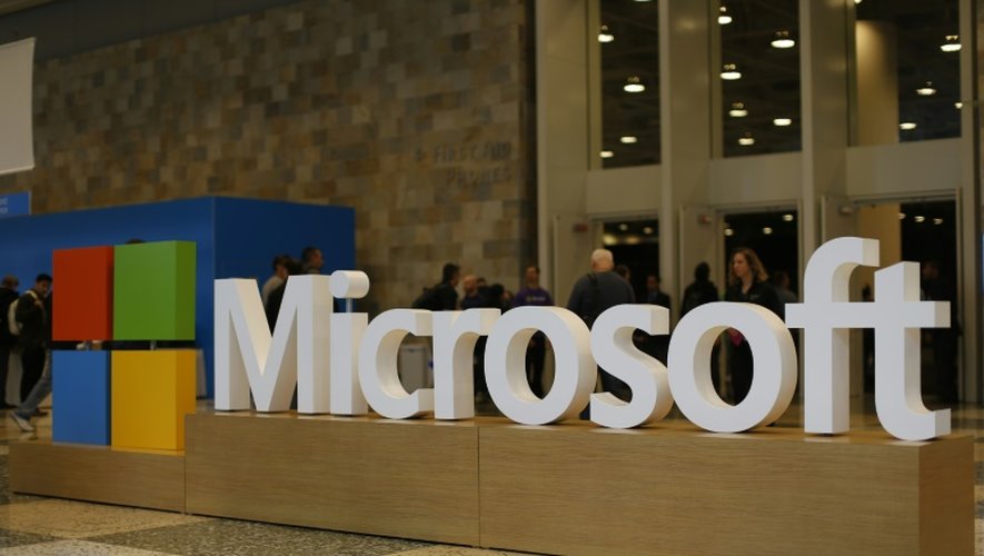Lors de la conférence annuelle Build organisée par Microsoft à l'attention des développeurs informatiques, le 29 avril 2015 à San Francisco, en Californie