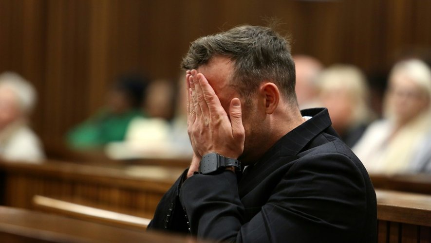 Oscar Pistorius lors d'une audience au tribunal de Pretoria, le 15 juin 2016