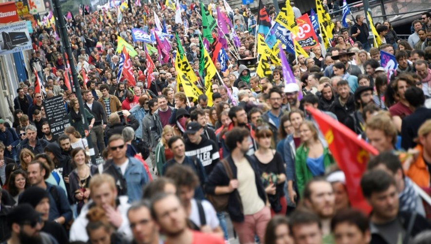 Manifestation contre la loi travail, le 14 juin 2016 à Rennes