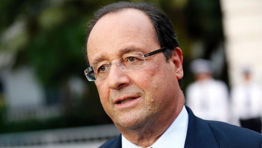 François Hollande le 7 septembre 2013 à Nice