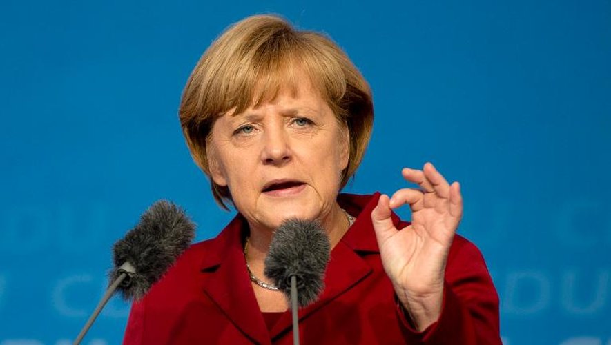 Angela Merkel, le 19 septembre 2013 à Fulda