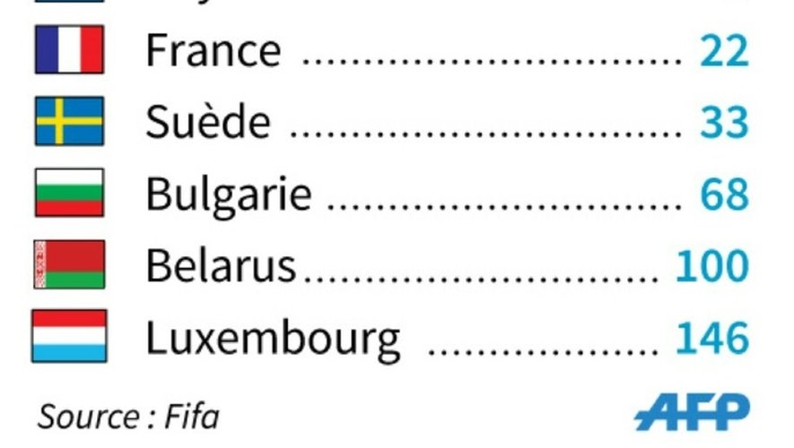 Composition du groupe de qualification de la France