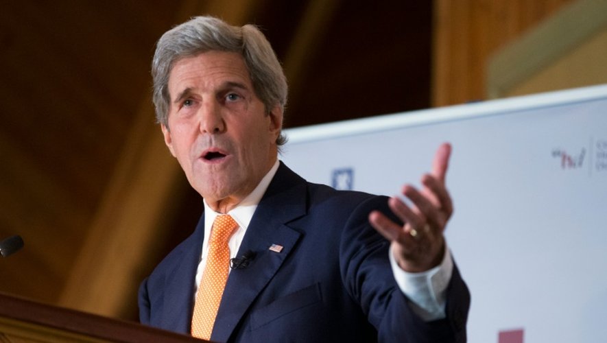 Le secrétaire d'Etat John Kerry le 15 juin 2016 à Oslo