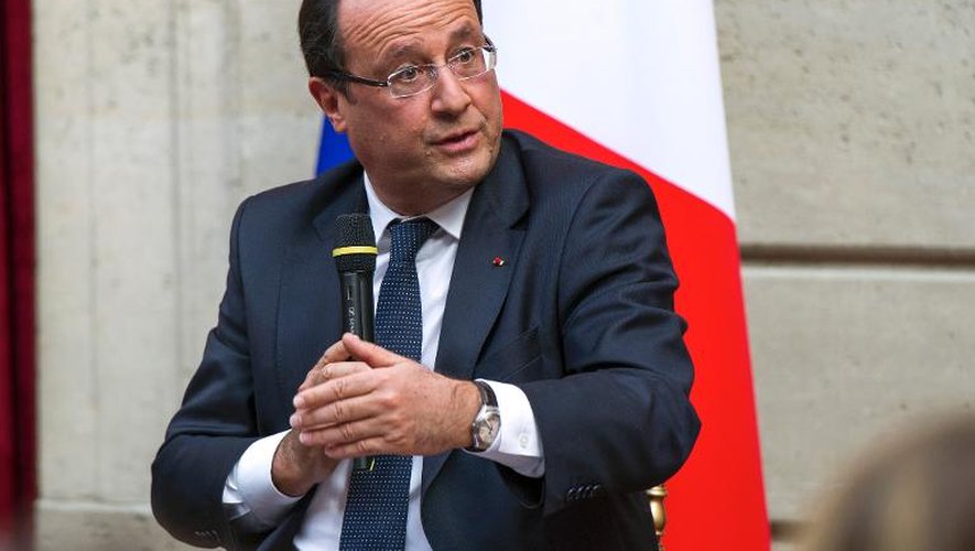François Hollande, le 21 septembre 2013 à Paris