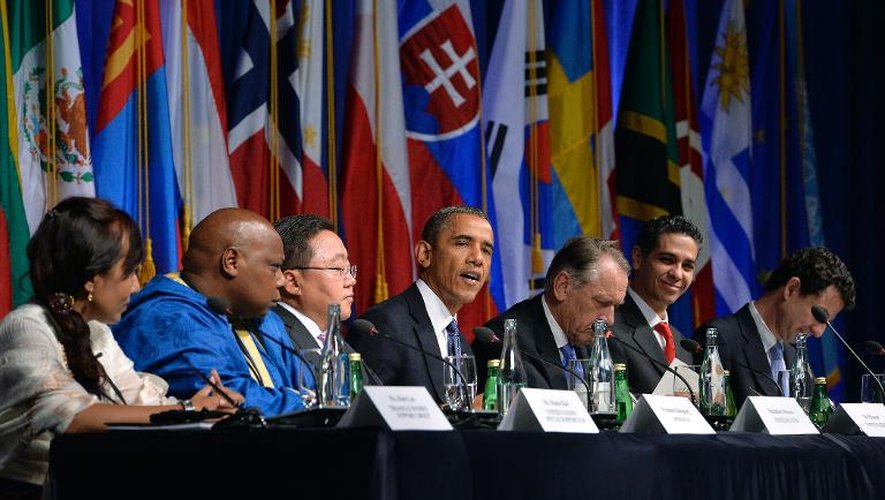 Barack Obama le 23 septembre 2013 à New York