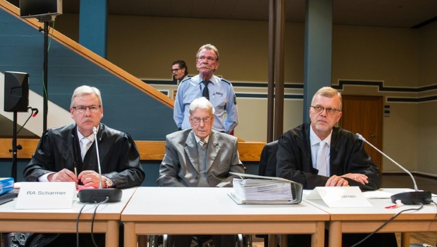 Reinhold Hanning pendant son procès devant la cour de Detmold, le 17 juin 2016