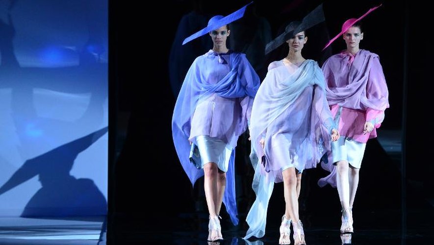 La collection Giorgio Armani présentée le 23 septembre à Milan lors de la Fashion Week