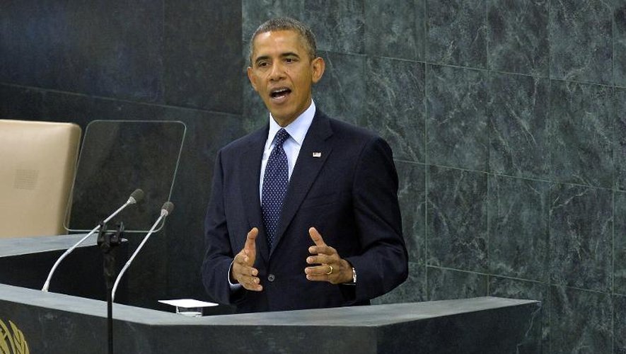 Barack Obama au siège des Nations Unies à New York, le 24 septembre 2013