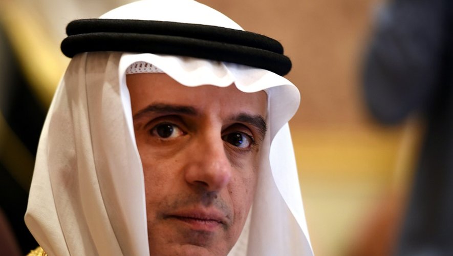 Le ministre des affaires étrangères saoudien Adel al-Jubeir lors d'un meeting avec d'autres ministres des affaires étrangères, le 11 juin 2015 à Riyad