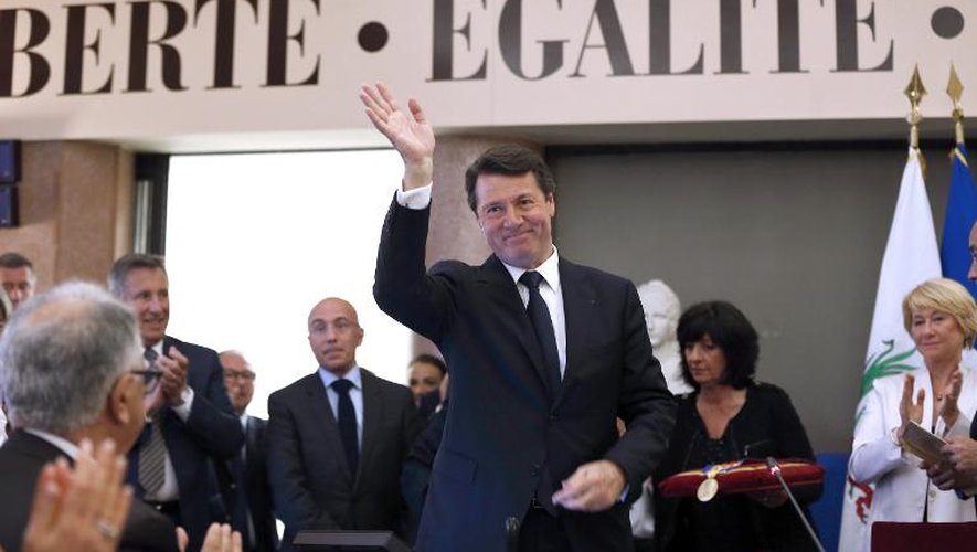 Le député-maire de Nice, Christian Estrosi, le 4 avril 2014 à Nice