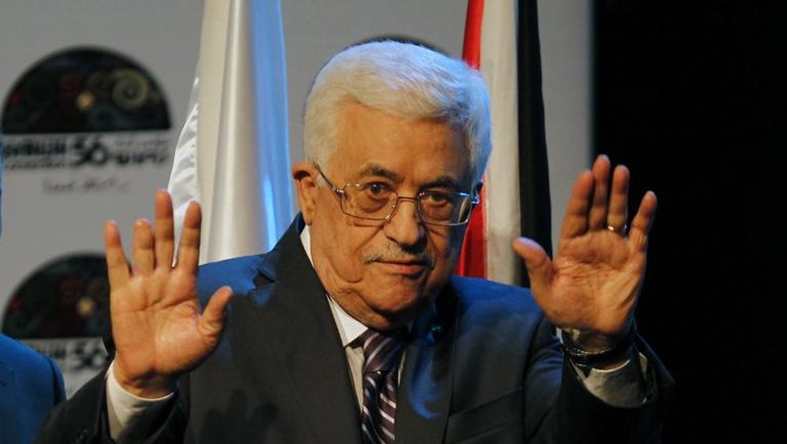 Le président palestinien Mahmud Abbas le 19 juin 2014 à Ramallah