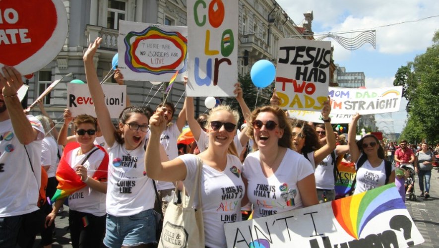 Gay Pride à Vilnius, le 18 juin 2016