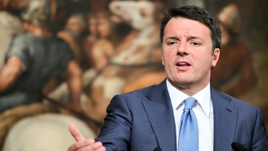 Le chef du gouvernement italien Matteo Renzi, le 24 mai 2016 à Rome