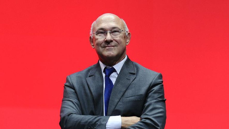 Le ministre du Travail Michel Sapin, au Palais des Congrès de Bordeaux, le 24 septembre 2013