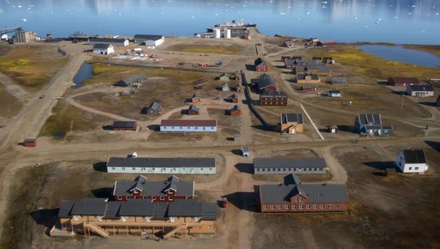 La base scientifique de Ny Alesund, dans l'archipel de Svalbard, en Norvège, le 20 juillet 2015