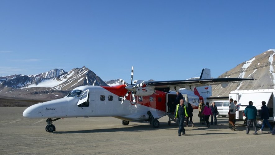 L'aéroport de la base scientifique de Ny Alesund, dans l'archipel de Svalbard, en Norvège, le 22 juillet 2015