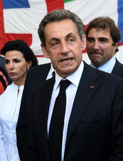 L'ancien président de la République Nicolas Sarkozy à Tunis, le 20 juillet 2015