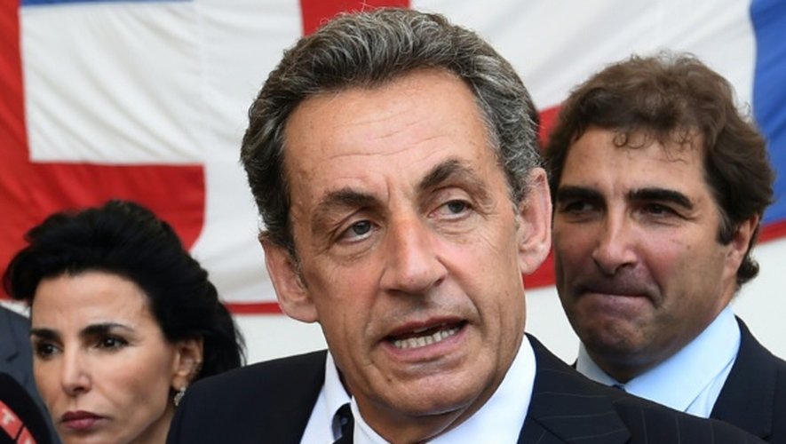 L'ancien président de la République Nicolas Sarkozy à Tunis, le 20 juillet 2015
