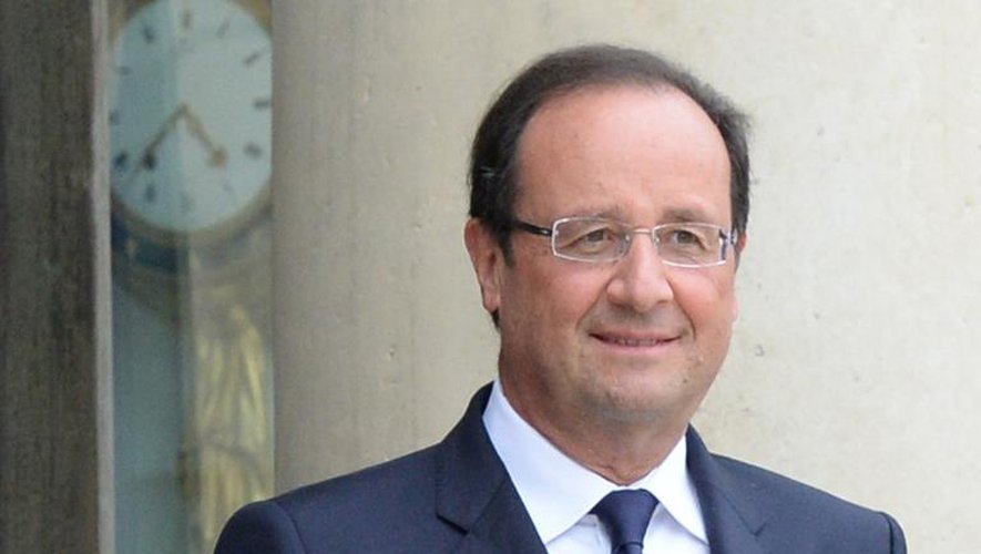 Le président François Hollande, le 25 septembre 2013 à l'Elysée à Paris