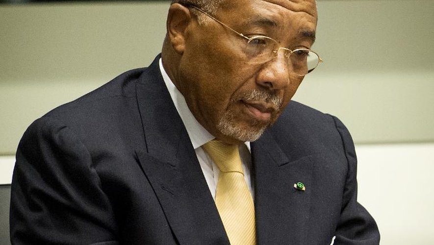 L'ex-président du Liberia Charles Taylor, lors de son procès en appel, le 26 septembre 2013 à La Haye