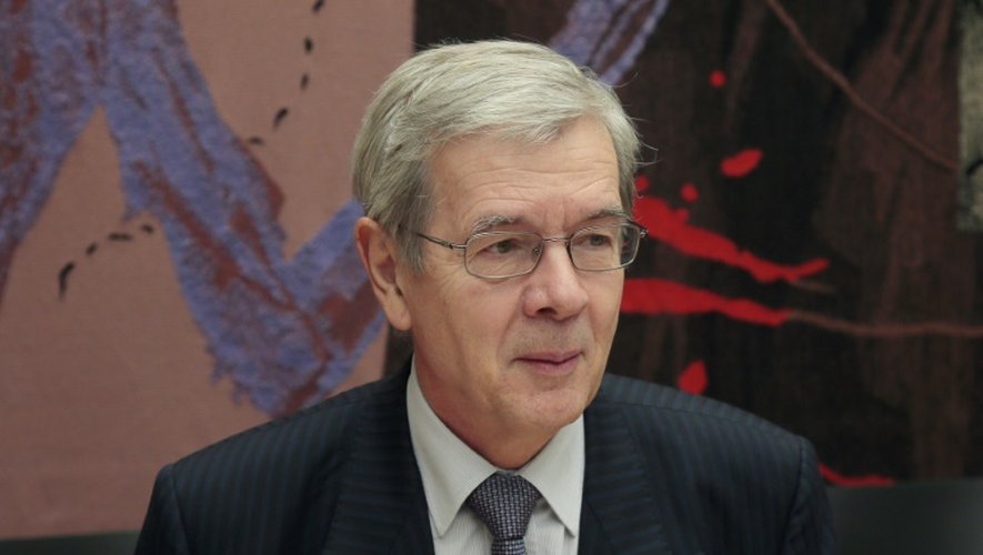 Philippe Varin, pdg d'Areva, lors d'une conférence de presse le 2 juin 2015 à Paris