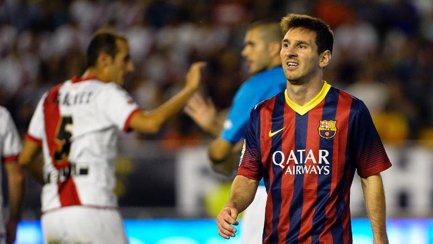 Lionel Messi le 21 septembre 2013 à Madrid lors du match