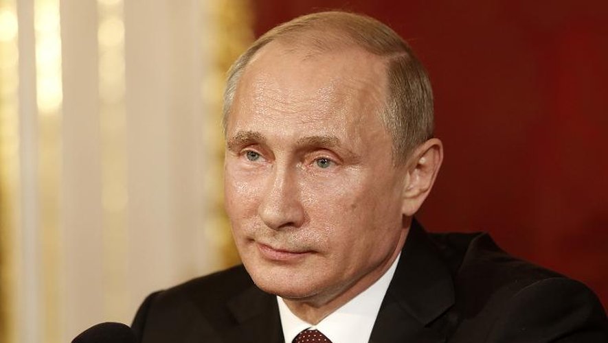 Le président russe Vladimir Poutine le 24 juin 2014 à Vienne