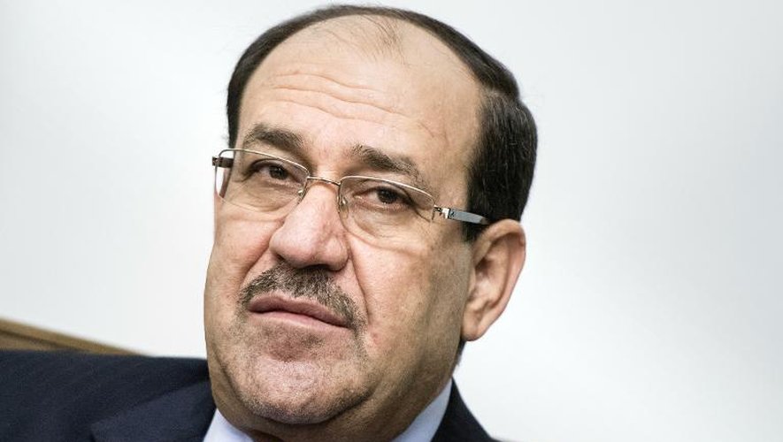 Le Premier ministre irakien Nouri al-Maliki le 23 juin 2014 à Bagdad