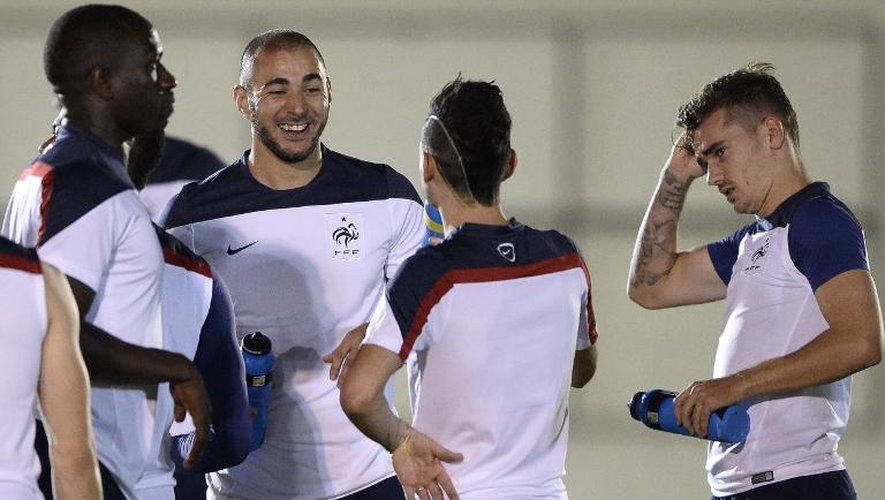 Les joueurs français à l'entraînement, le 24 juin 2014 à Rio