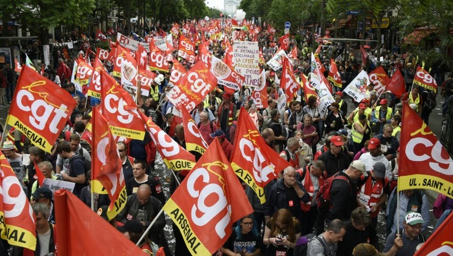 Manifestation à Paris contre la loi Travail le 14 juin 2016