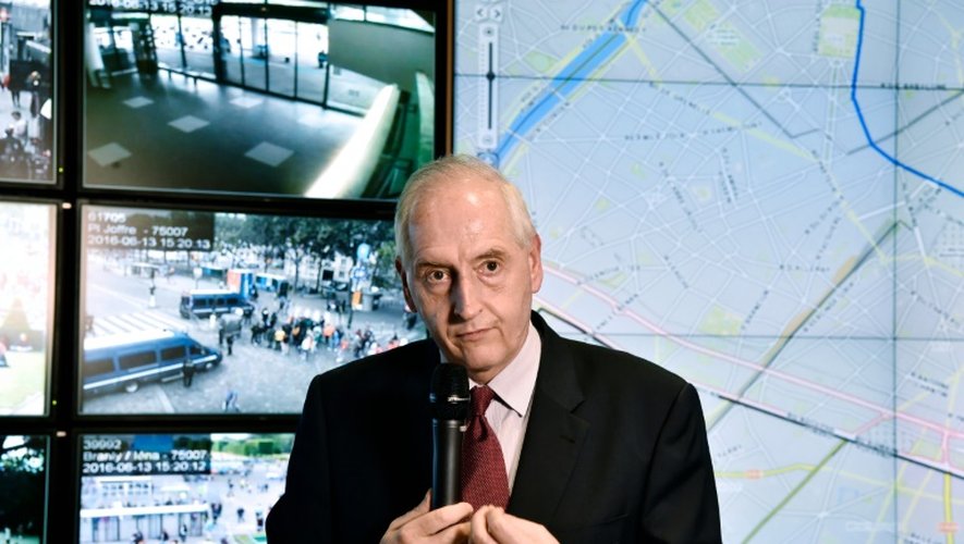 Le préfet de Paris Michel Cadot lors d'une conférence de presse 13 juin 2016 à Paris.