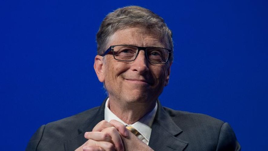 Le fondateur de Microsoft Bill Gates, lors d'une conférence à Washington, le 14 mars 2014