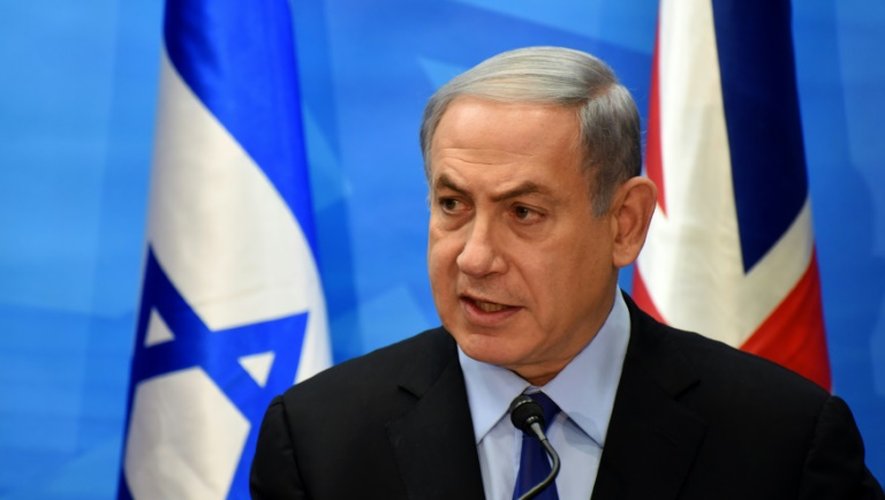 Le premier ministre israélien Benjamin Netanyahu donne une conférence de presse, le 16 juillet 2015 à Jérusalem