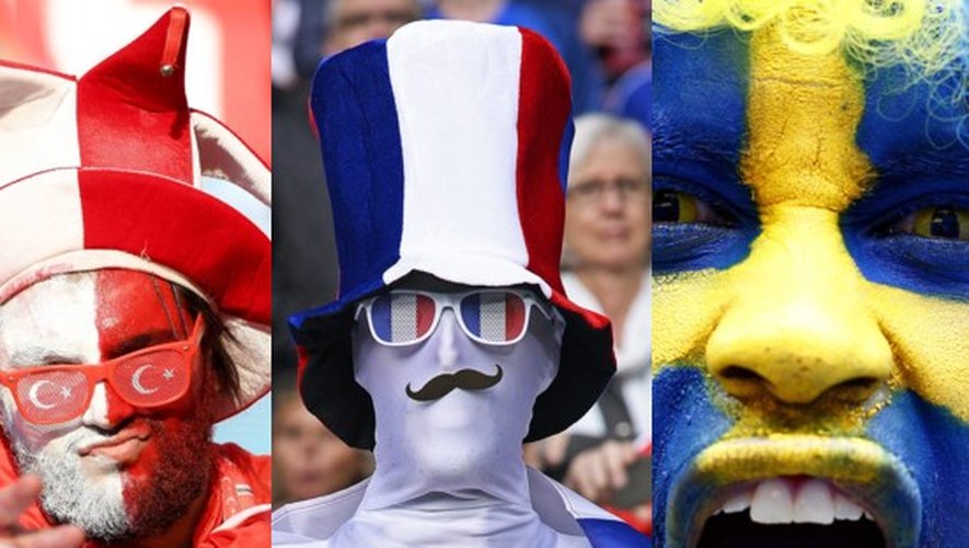 Maquillages et accessoires pour supporter l'équipe de France