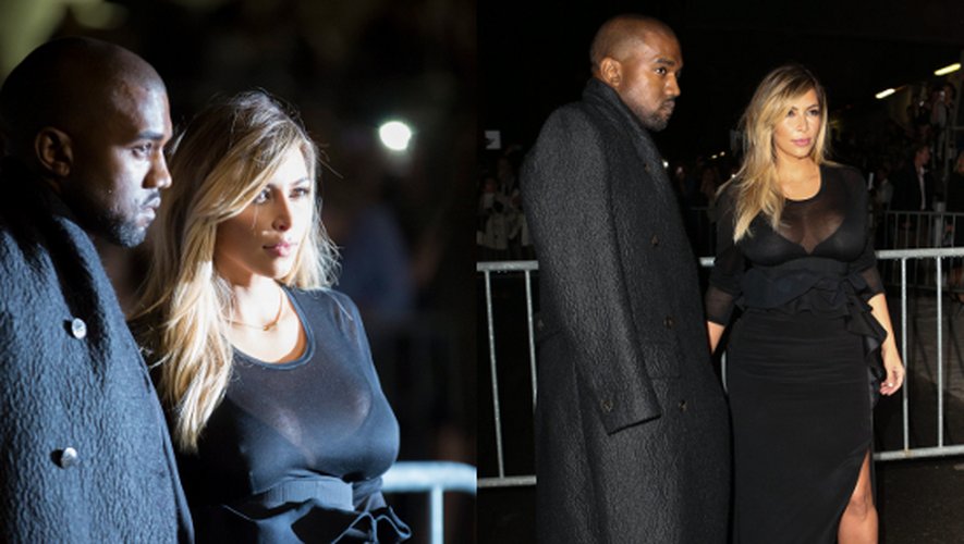 Kim Kardashian et Kanye West à la Fashion Week de Paris PHOTOS