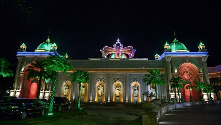 Un casino à Ton Pheung, une zone économique spéciale au nord-ouest du Laos, le 8 avril 2015