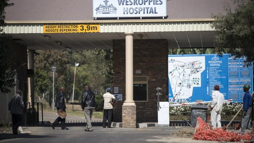 L'hôpital psychiatrique Weskoppies à Pretoria, photographié le 20 mai 2014, où Oscar Pistorius a dû subir un mois de tests