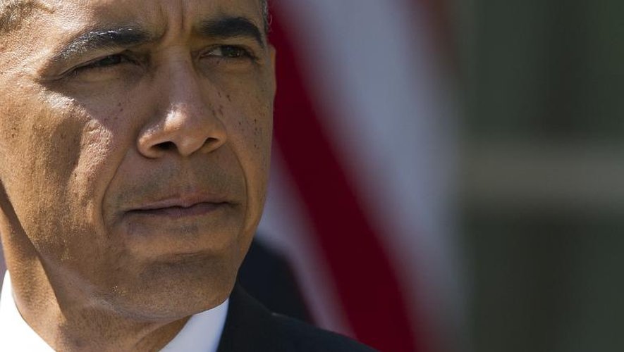 Le président américain Barack Obama le 1er octobre 2013 à la Maison Blanche