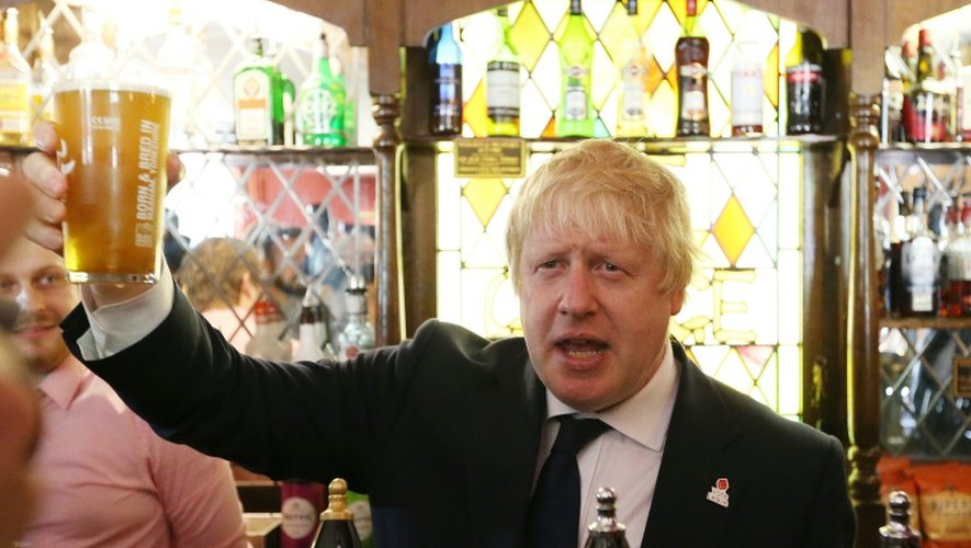 L'ex-maire de Londres et partisan de la sortie du Royaume-Uni de l'UE à Piercebridge, le 22 juin 2016