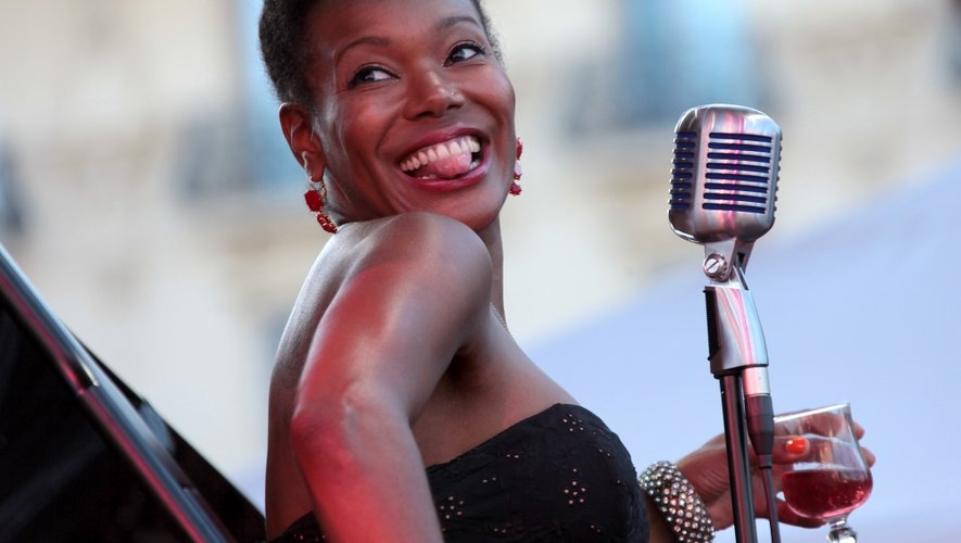 China Moses, la fille de Dee Dee Bridgewater, lors du festival de jazz de Nice, sera également à Rodez le 8 octobre.
