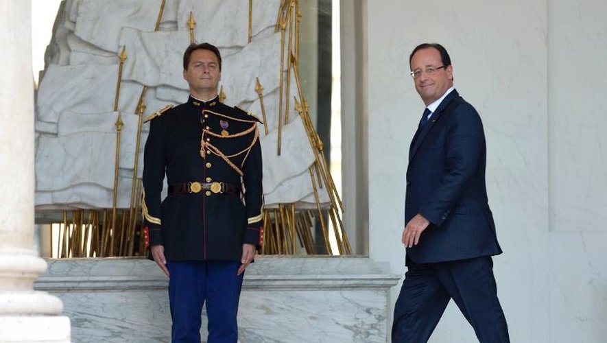 Le président François Hollande à l'Elysée le 2 octobre 2013