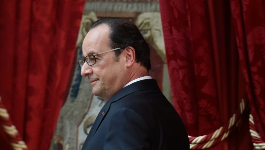 François Hollande le 22 juin 2016 à l'Elysée à Paris