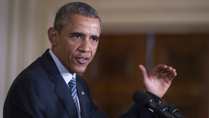 Le président américain Barack Obama s'exprime à la Maison Blanche sur le plan américain pour une énergie propre, le 3 août 2015






















akla'urgence de lutter contre kabc"'u s568504205