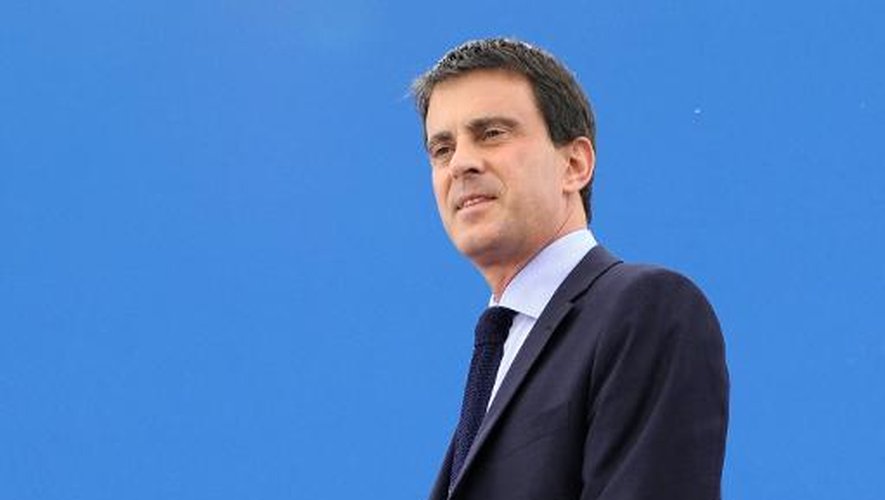 Le Premier ministre Manuel Valls le 27 juin 2014 à Gasny